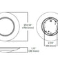 Halo Recessed HLCE4079501EWH-12P 4" LED Surface Disk Light, 800 Lumens, 5000K, 90 CRI, 120V, 60Hz, LE & TE Phase Cut 10% Dimming, 12 Bulk Pack