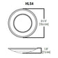 Halo Recessed HLS4079FS1E-12BP 4" LED Disk Light, 900 lumens, 90 CRI, 5CCT (2700K, 3000K, 3500K, 4000K, 5000K), Phase Cut Dimming 10%, Matte White, 12-Pack