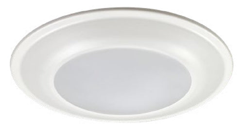 Halo Recessed HLS4079FS1E-6BP 4" LED Disk Light, 900 lumens, 90 CRI, 5CCT (2700K, 3000K, 3500K, 4000K, 5000K), Phase Cut Dimming 10%, Matte White, 6-Pack