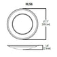 Halo Recessed HLS6099401EWH-6BP 6" Dimmable LED Surface Light, 945 Lumens, 90 CRI, 4000K, 120V, Matte White, 6 Bulk Pack