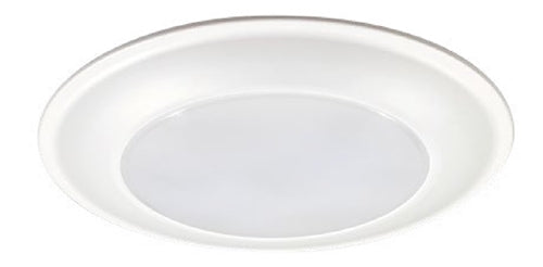 Halo Recessed HLS6099FS1E-12BP 6" LED Disk Light, 1200 lumens, 90 CRI, 5CCT (2700K, 3000K, 3500K, 4000K, 5000K), Phase Cut Dimming 10%, Matte White, 12-Pack