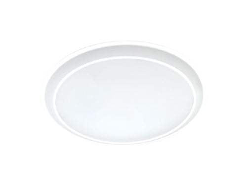 Halo Recessed HLS9129401EWH 9" Dimmable LED Surface Light, 1200 Lumens, 90 CRI, 4000K, LE and TE Phase Cut 10% Dimming, Matte White Flange