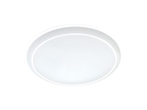 Halo Recessed HLS9129401EWH 9" Dimmable LED Surface Light, 1200 Lumens, 90 CRI, 4000K, LE and TE Phase Cut 10% Dimming, Matte White Flange