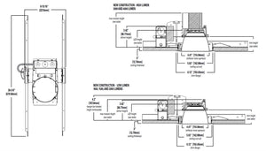 Halo Recessed Commercial HM434827 4" LED Module, 3000 - 4000 Lumens, 80 CRI, 2700K Color Temperature