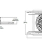 Halo Recessed Commercial HM805208308" Module, 500-2000 Lumens, 80 CRI, 3000K Color Temperature