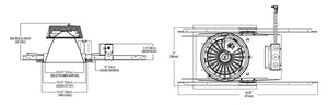 Halo Recessed Commercial HM805208308" Module, 500-2000 Lumens, 80 CRI, 3000K Color Temperature