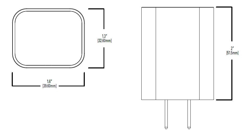 Halo Home HWB1BLE40AWH Portable Wireless Switch, Bluetooth Wireless Mesh Control Protocol