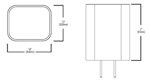 Halo Home HWB1BLE40AWH Portable Wireless Switch, Bluetooth Wireless Mesh Control Protocol