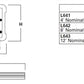 Halo Track Lighting L641P 4 ft Track - Miniature Two-Circuit Trac System, White Color