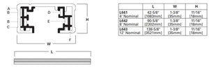 Halo Track Lighting L642P 8 ft Track - Miniature Two-Circuit Trac System, White Color