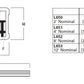 Halo Track Lighting L651P 4ft Track - Miniature Single Circuit Trac System, White Color