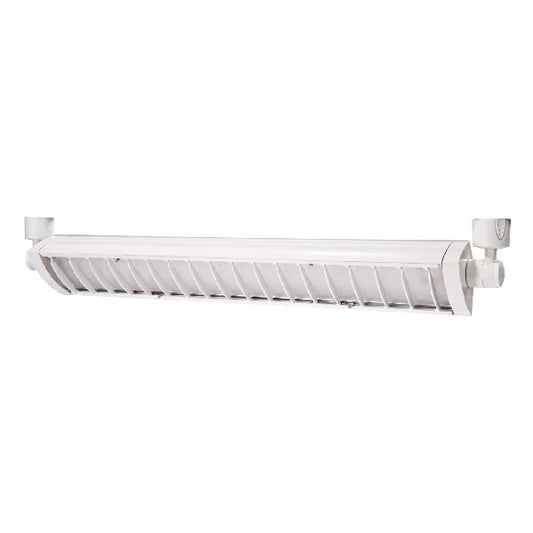 Halo Track Lighting L80248030AH Span LED Wall Wash, 4000 Lumens, 80 CRI, 3000K Color Temperature, 120V, Aluminum Haze