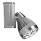 Halo Track Lighting L805MEDSP927AH 18W LED Stasis Medium Track Fixture, Spot 90 CRI 2700K, 120V, Aluminum Haze