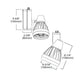 Halo Track Lighting L805MEDWS930AH 18W LED Stasis Medium Track Fixture, Wide Spot 90 CRI 3000K, 120V, Aluminum Haze