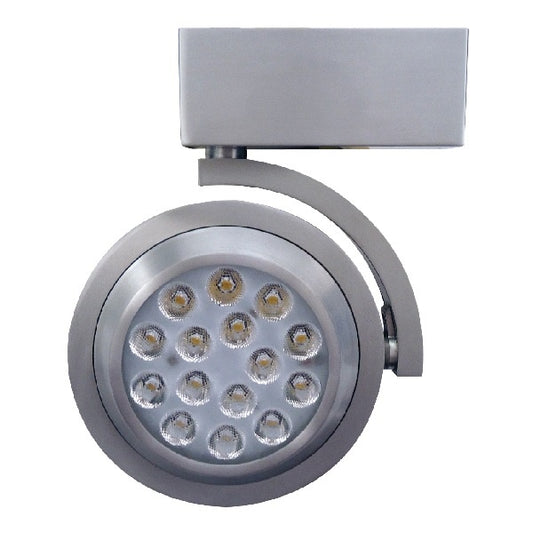 Halo Track Lighting L806HOSP8027P High Output LED Track Fixture, Spot Distribution, 80 CRI, 2700K Color Temperature, 120V, Short Snoot, White