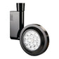 Halo Track Lighting L807HOSP8027AH High Output LED Track Fixture, Spot Distribution, 80 CRI, 2700K Color Temperature, 120V, Short Snoot, Aluminum Haze