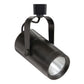 Halo Track Lighting L80825FL9035MB 4" LED Single Circuit Cylinder Track Fixture, 2500 Lumens, Flood 90 CRI, 3500K, 120V, Black