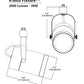Halo Track Lighting L80830SP940MB High Performance Power Trac and Laser Trac LED Cylinder Spotlight, 3000 Lumens, 3-Inch Output, 13 Degree Spot, 4000K, 90 CRI, Matte Black