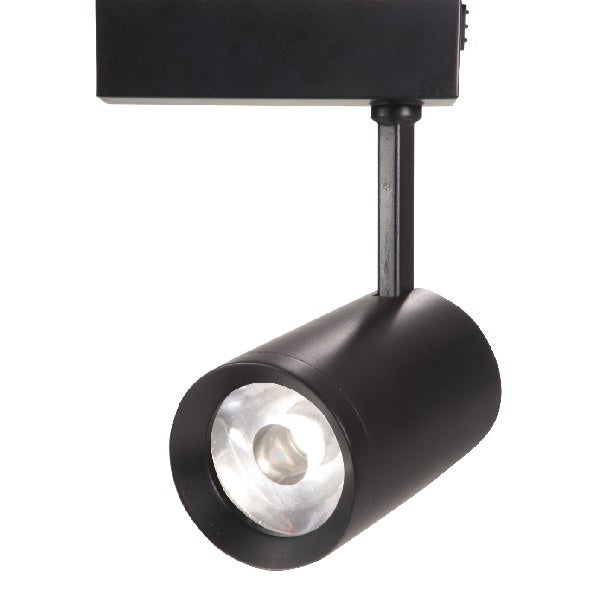 Halo Track Lighting L81208SP9030MB Mini LED Accent Cylinder Track Fixture, 800 Lumens, Spot Distribution, 90 CRI, 3000K Color Temperature, 120V, Black