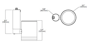 Halo Track Lighting L815MED10SP930SL 12.7W LED Stasis Medium Track Fixture, 1000 Lumens, Spot Optic, 3000K, 90 CRI, Silver