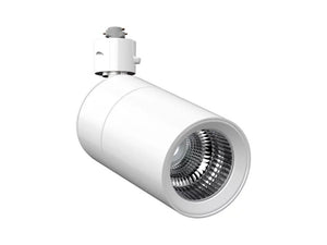 Halo Track Lighting L830S10FL927WHTEWH 9W Sustainable LED Lazer Track Light, 1000 Lumens, Flood Optic, 2700K, 90 CRI, White Finish, White Adapter
