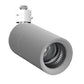 Halo Track Lighting L830S10FL940SLVRWH 9W Sustainable LED Lazer Track Light, 1000 Lumens, Flood Optic, 4000K, 90 CRI, Silver Finish, White Adapter