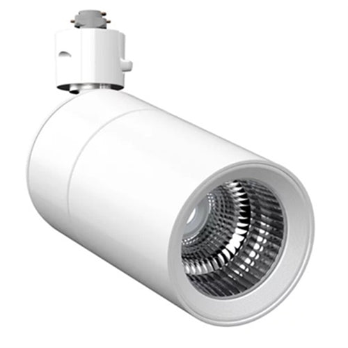 Halo Track Lighting L830S15FL930WHTEWH 15W Sustainable LED Lazer Track Light, 1500 Lumens, Flood Optic, 3000K, 90 CRI, White Finish, White Adapter