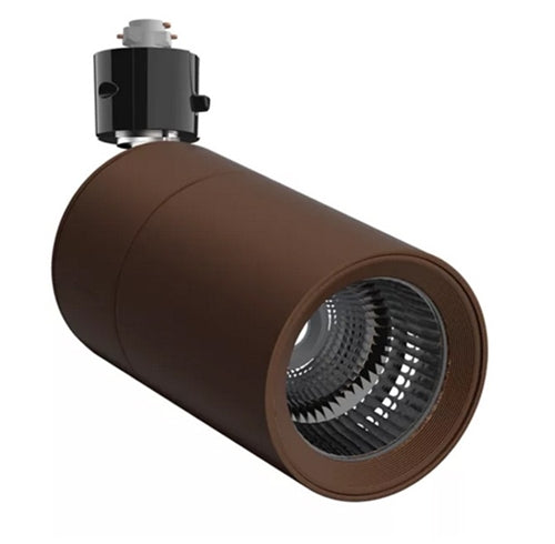 Halo Track Lighting L830S15WF930BRNZBL 15W Sustainable LED Lazer Track Light, 1500 Lumens, Wide Flood Optic, 3000K, 90 CRI, Bronze Finish, Black Adapter