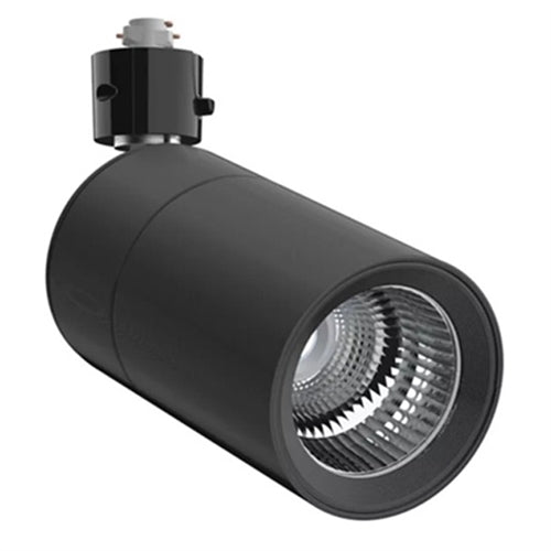 Halo Track Lighting L830S23SP930BLAKBL 23W Sustainable LED Lazer Track Light, 2300 Lumens, Spot Optic, 3000K, 90 CRI, Black Finish, Black Adapter