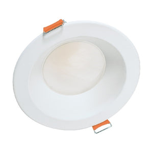 Halo Recessed LCR615WW9FSE020 6" Round Canless LED Downlight, 1500 Lumens, Wall Wash, 90 CRI, Field Selectable CCT 2700K/3000K/3500K/4000K/5000K/6500K, 120-277V, Dual Dim with 0-10V and Phase Cut Options for 100% to 5% Dimming