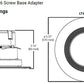 Halo Recessed LT4069FS1EWHR 4" LED Retrofit Module with Baffle, 600 Lumens, 90 CRI, 2700K, 3000K, 3500K, 4000K, 5000K Selectable CCT, 120V 60Hz, LE & TE Phase Cut 10% Dimming, Matte White