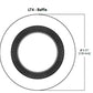 Halo Recessed LT4069FS231EWHR 4" All-Purpose LED Retrofit Module, Baffle Trim, 600 Lumens, 90 CRI, 2700K, 3000K, 3500K Selectable CCT, 120V, Phase Cut 10% Dimming, Matte White Flange