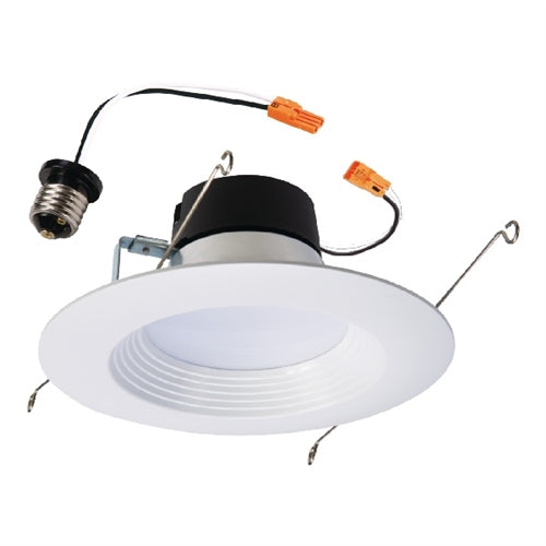 Halo Recessed LT560WH9940R 5" and 6" All-Purpose LED Integrated Retrofit Trim, 90 CRI, 4000K, 900 Lumens, White Finish
