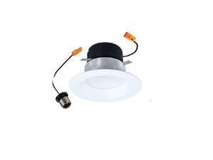 Halo Recessed LT56129FS1EWH 5/6 Inch LED Retrofit Module with Baffle, 1200 Lumens, 90 CRI, 2700K, 3000K, 3500K, 4000K, 5000K Selectable CCT, Phase Cut 10% Dimming, Matte White
