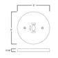 Halo Track Lighting LZR209MB Monpoint Feed, Black