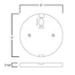 Halo Track Lighting LZR210P Low Voltage Monopoint Feed, White