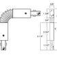 Halo Track Lighting LZR211MB Flexible Connector Feed, Black