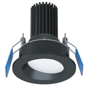 Halo Recessed ML3ALSD2W1ERSL 3" Round Smooth LED Adjustable Downlight, 400 Lumens, 90 CRI, Selectable Dim-to-Warm 3000-to-1800K or 2700-1800K, 5% Phase Cut LE/TE Dimming, 120V 60Hz, Silver