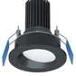 Halo Recessed ML3ALSFS1ERSL 3" Round Smooth LED Adjustable Downlight, Selectable 200/400/550 Lumens, 90 CRI, Selectable CCT 2700/3000/3500/4000/5000K, 5% Phase Cut LE/TE Dimming, 120V 60Hz, Silver