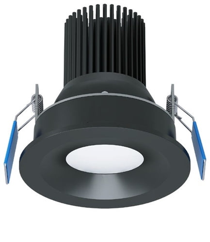 Halo Recessed ML4ALSFSE010RMW 4" Round Smooth LED Canless Downlight, Selectable 200/400/550 Lumens, 90 CRI, Selectable CCT 2700/3000/3500/4000/5000K, 5% 0-10V Dimming, UNV 120-277V 50Hz/60Hz, Matte White