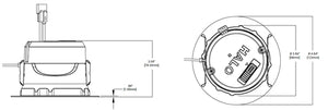 Halo Recessed ML4D08FL95FS1E 4" Retrofit LED Module, 800 Lumens, 5CCT Selectable, 95 CRI, 40 Degree Optic, 120V, LE/TE 5% Dim