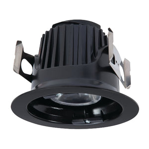 Halo Recessed ML4D09FL930E 4" Integrated LED Trim Module, 900 Lumens, Flood, 3000K, Black