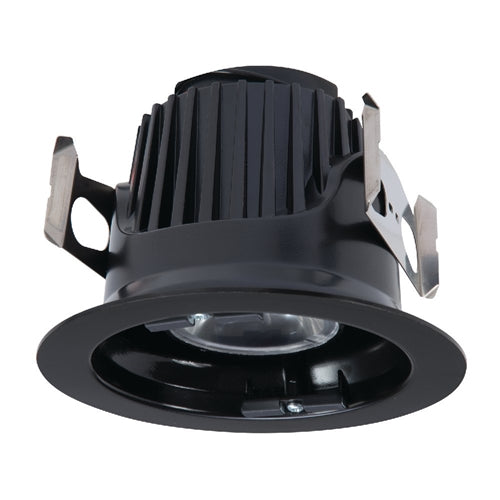 Halo Recessed ML4D09FL940E 4" Integrated LED Trim Module, 900 Lumens, Flood, 4000K, Black