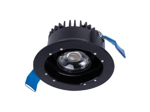 Halo Recessed ML4DM08LSFL95FS1E 4" Canless LED Downlight, Direct Mount, Selectable 400, 600, 800, Lumens, 5CCT Selectable, 95 CRI40 Degree Optic, 120V, LE/TE 5% Dim