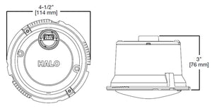Halo Recessed ML5609927 5" and 6" LED Light Module, 900 Lumen, 90CRI, 2700K, White