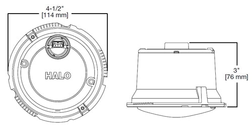 Halo Recessed ML5609930 5" and 6" LED Light Module, 900 Lumen, 90CRI, 3000K, White