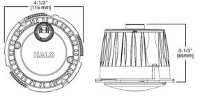 Halo Recessed ML5612940 5" and 6" LED Light Module, New Construction, Remodel and Retrofit, 1200 Lumens, IC and non IC Rated, 90 CRI, 4000K