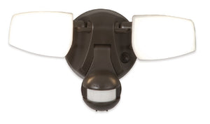 Halo MST18VCB 13W Motion Square Twin Floodlight, 1300 Lumens, Selectable CCT 3000K, 4000K, 5000K, Bronze