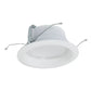 Halo Recessed Commercial PR4M12MD8FSMW 4" LED Module, Field Selectable 1000/1500/2000 Lumens, Medium Distribution, 80 CRI, Selectable 3000K/3500K/4000K, Matte White Ring, Flanged Reflector