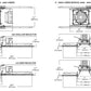 Halo Recessed PRS6FS24D010 6" Square and Remodeler New Construction LED Housing, Field Selectable 2000, 3000, 4000 Lumens, Use with SM6248FS LED Module0-10V Analog 1% Dimming